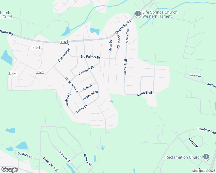 map of restaurants, bars, coffee shops, grocery stores, and more near 447 Eileen Drive in Spring Lake