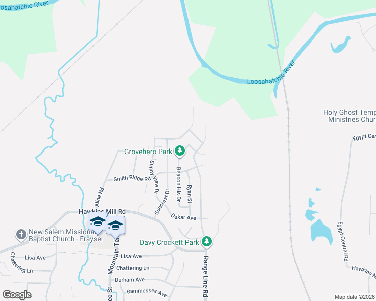map of restaurants, bars, coffee shops, grocery stores, and more near 4556 Sunnybrook Street in Memphis