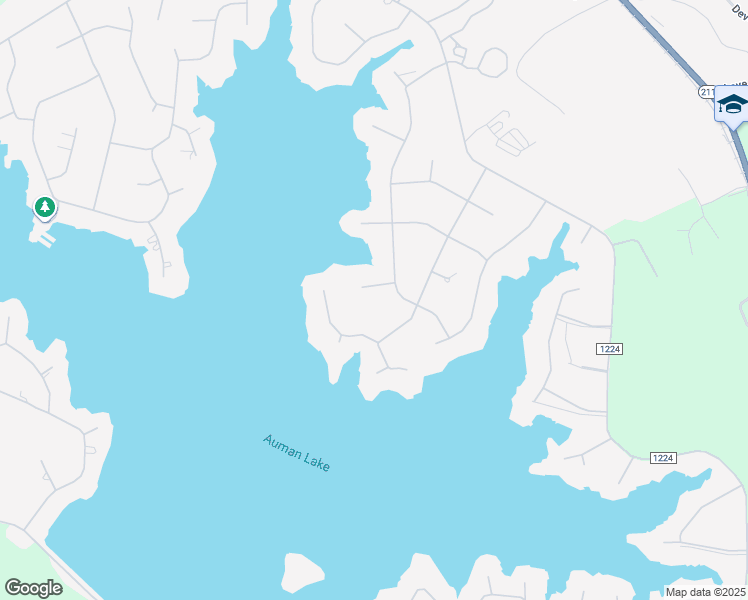 map of restaurants, bars, coffee shops, grocery stores, and more near 103 Lewallen Court in Seven Lakes