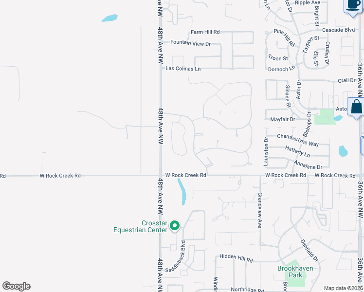 map of restaurants, bars, coffee shops, grocery stores, and more near 1903 48th Ave NW in Norman