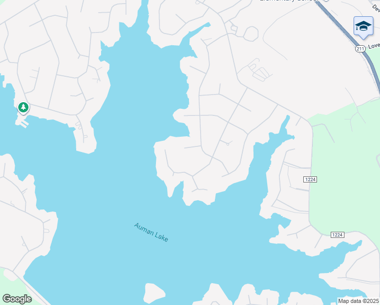 map of restaurants, bars, coffee shops, grocery stores, and more near 103 Lewallen Court in Seven Lakes