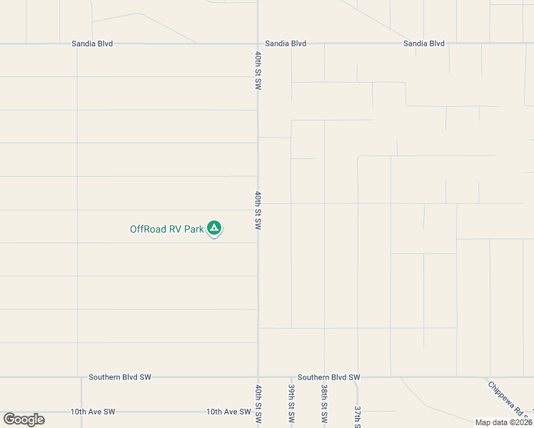 map of restaurants, bars, coffee shops, grocery stores, and more near 40th Street Southwest in Rio Rancho