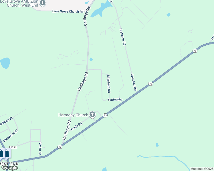 map of restaurants, bars, coffee shops, grocery stores, and more near in Pinehurst