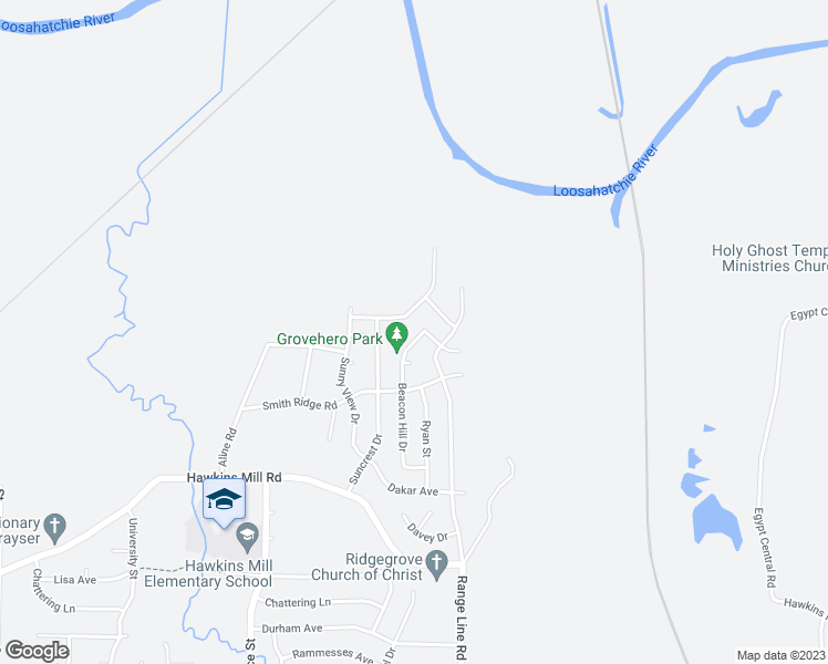 map of restaurants, bars, coffee shops, grocery stores, and more near 4535 Beacon Hill Drive in Memphis
