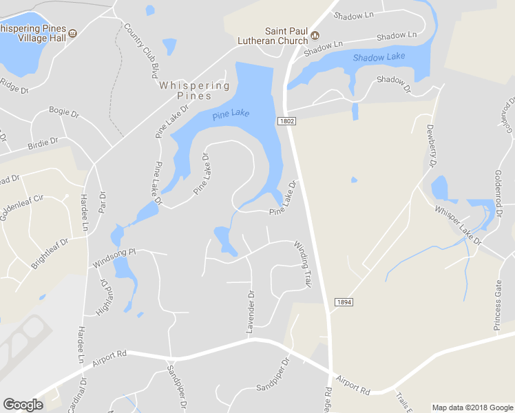 map of restaurants, bars, coffee shops, grocery stores, and more near 22 Pine Lake Drive in Carthage