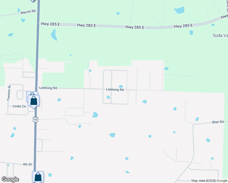 map of restaurants, bars, coffee shops, grocery stores, and more near 3 Longfield Drive in Greenbrier