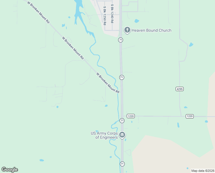 map of restaurants, bars, coffee shops, grocery stores, and more near Brooken Mount Road in Stigler