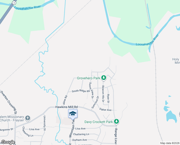 map of restaurants, bars, coffee shops, grocery stores, and more near 4551 Sunny View Drive in Memphis