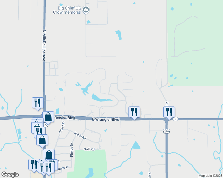 map of restaurants, bars, coffee shops, grocery stores, and more near 2902 Brandon Dr in Seminole
