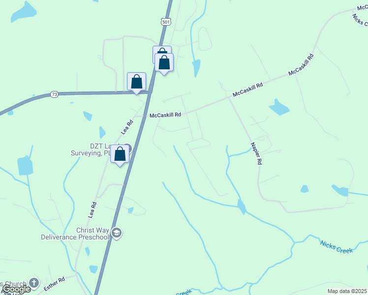 map of restaurants, bars, coffee shops, grocery stores, and more near 178 Country Ridge Lane in Carthage