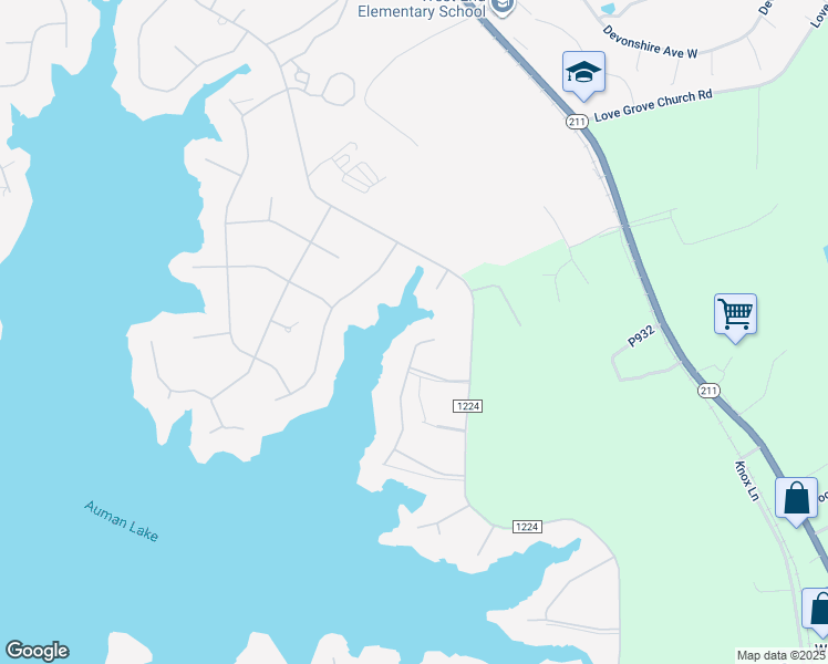 map of restaurants, bars, coffee shops, grocery stores, and more near 137 Harrell Road in Seven Lakes