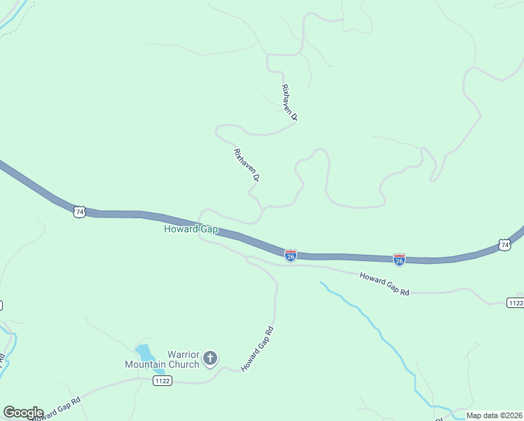 map of restaurants, bars, coffee shops, grocery stores, and more near State Road 1188 in Saluda