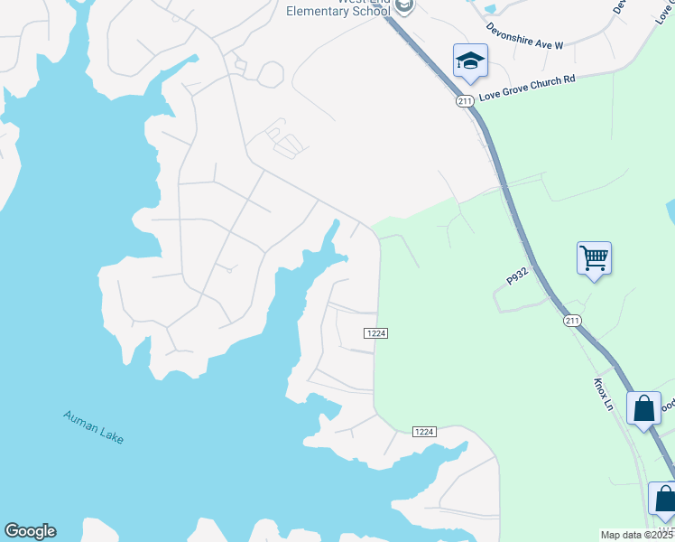 map of restaurants, bars, coffee shops, grocery stores, and more near 139 Harrell Road in Seven Lakes