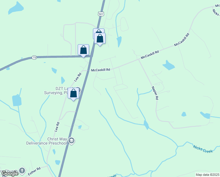 map of restaurants, bars, coffee shops, grocery stores, and more near 178 Country Ridge Lane in Carthage