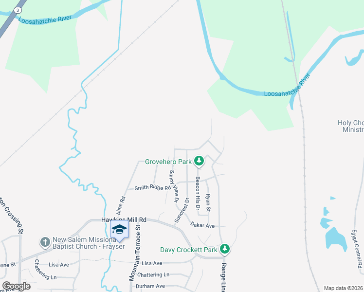map of restaurants, bars, coffee shops, grocery stores, and more near 2535 Sunny Hill Drive in Memphis