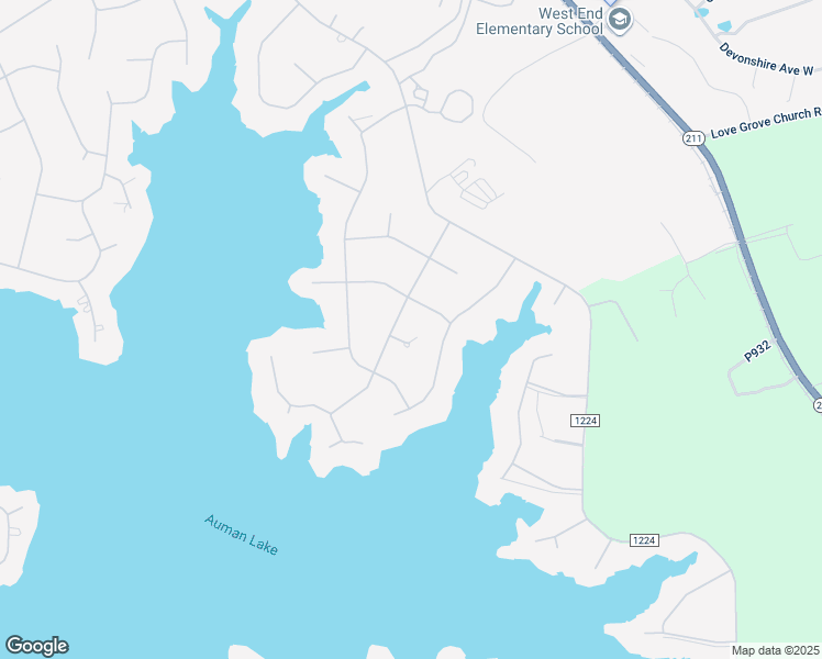 map of restaurants, bars, coffee shops, grocery stores, and more near 103 Carr Court in Seven Lakes
