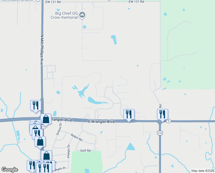 map of restaurants, bars, coffee shops, grocery stores, and more near 2902 Brandon Drive in Seminole