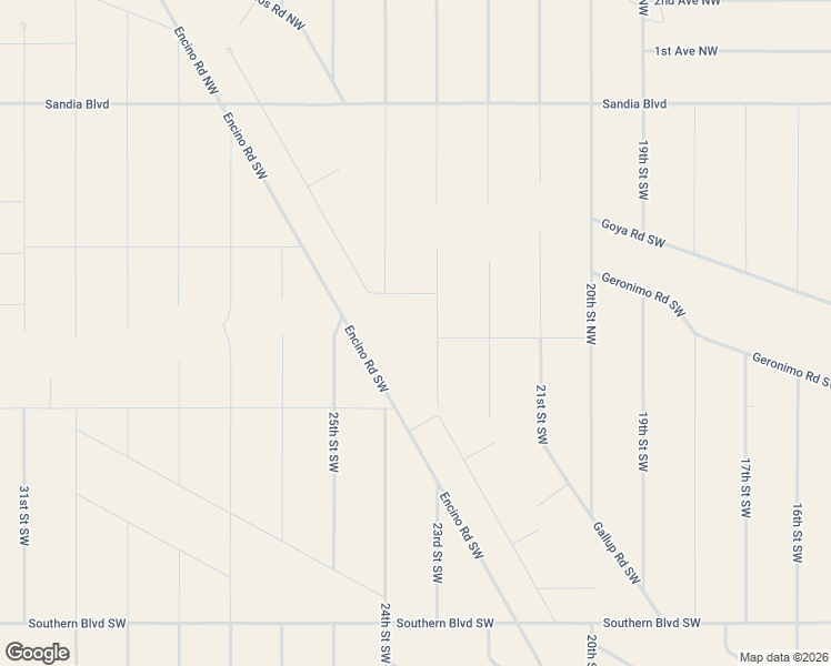 map of restaurants, bars, coffee shops, grocery stores, and more near 1016 Rosarita Road Southeast in Rio Rancho
