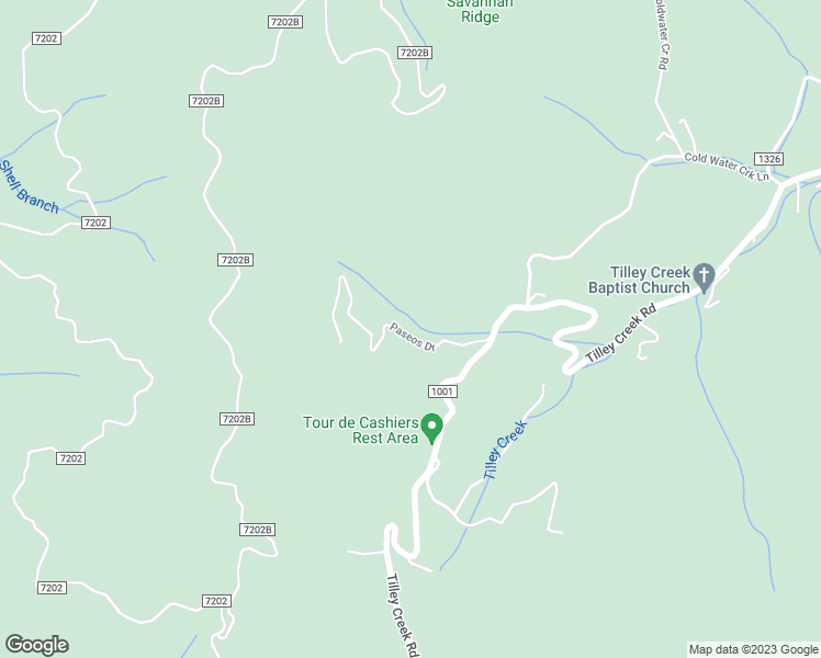 map of restaurants, bars, coffee shops, grocery stores, and more near 202 Paseos Drive in Cullowhee