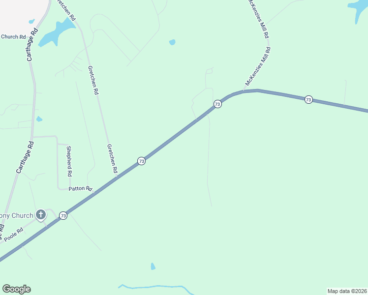 map of restaurants, bars, coffee shops, grocery stores, and more near 3199 North Carolina 73 in West End