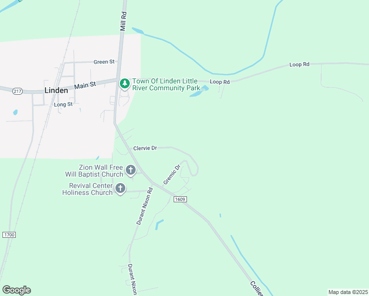 map of restaurants, bars, coffee shops, grocery stores, and more near 9144 Clervie Drive in Linden