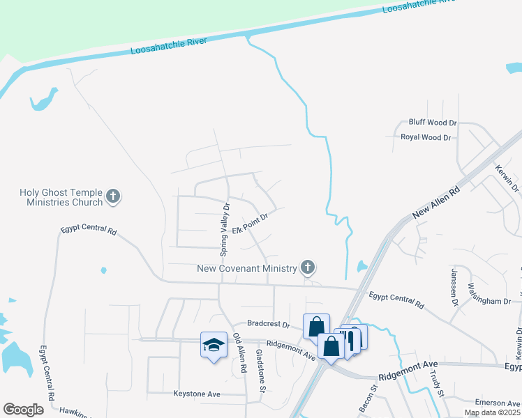 map of restaurants, bars, coffee shops, grocery stores, and more near 3392 Redcliff Drive in Memphis