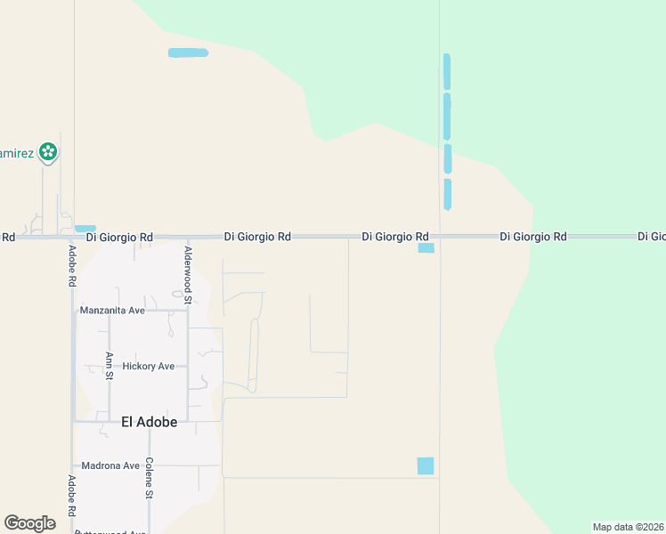 map of restaurants, bars, coffee shops, grocery stores, and more near 4359 Di Giorgio Road in Bakersfield