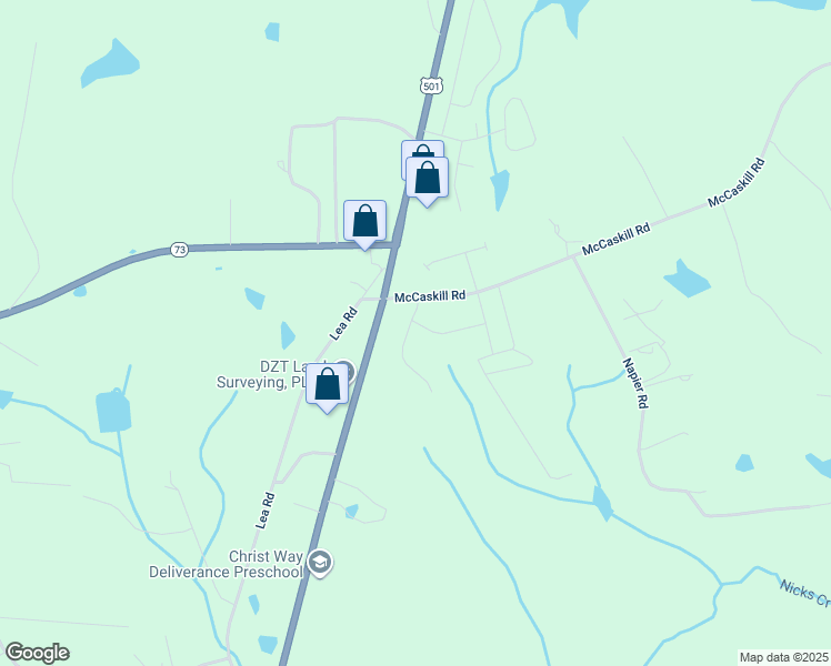 map of restaurants, bars, coffee shops, grocery stores, and more near 311 Pine Laurel Drive in Carthage