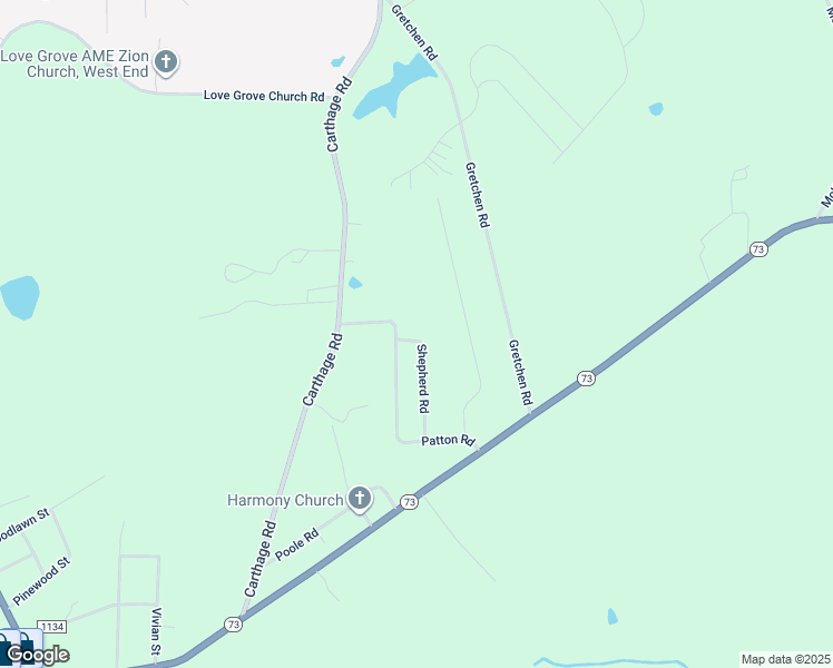 map of restaurants, bars, coffee shops, grocery stores, and more near in Pinehurst