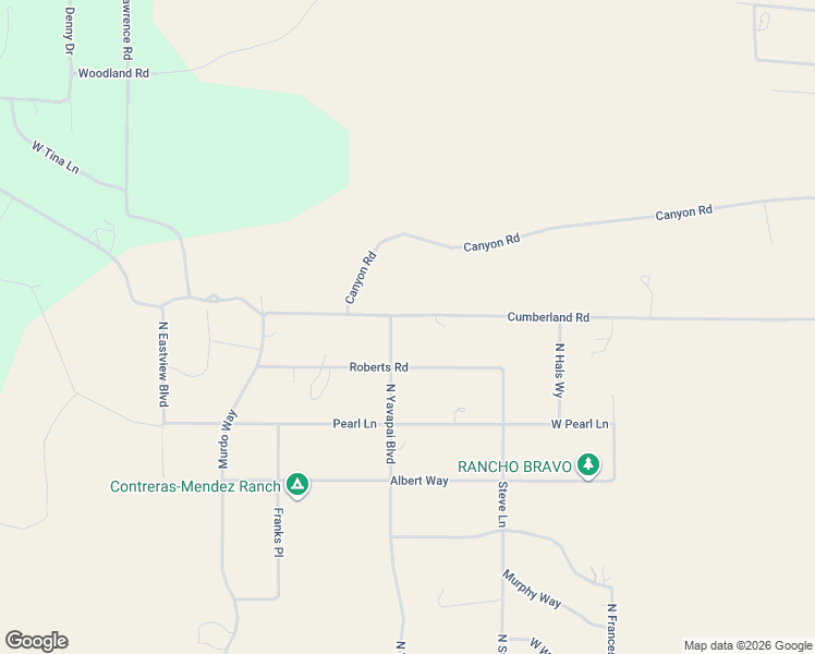 map of restaurants, bars, coffee shops, grocery stores, and more near 2450 Cumberland Road in Williams