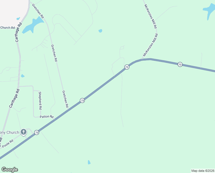 map of restaurants, bars, coffee shops, grocery stores, and more near 3199 North Carolina 73 in West End