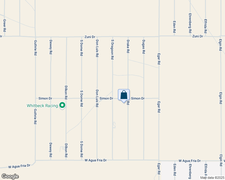 map of restaurants, bars, coffee shops, grocery stores, and more near 4281 South Dragoon Road in Golden Valley
