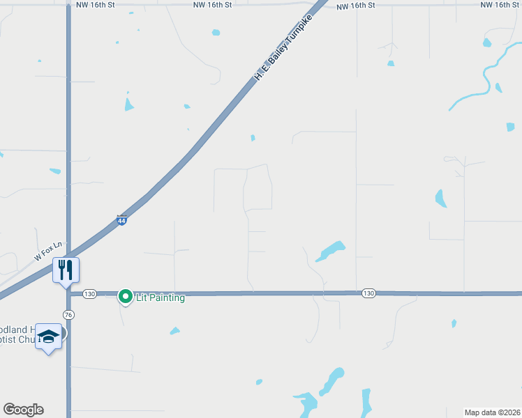 map of restaurants, bars, coffee shops, grocery stores, and more near Northwest 5th in Newcastle