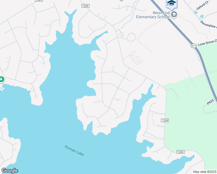 map of restaurants, bars, coffee shops, grocery stores, and more near 113 McCracken Drive in Seven Lakes