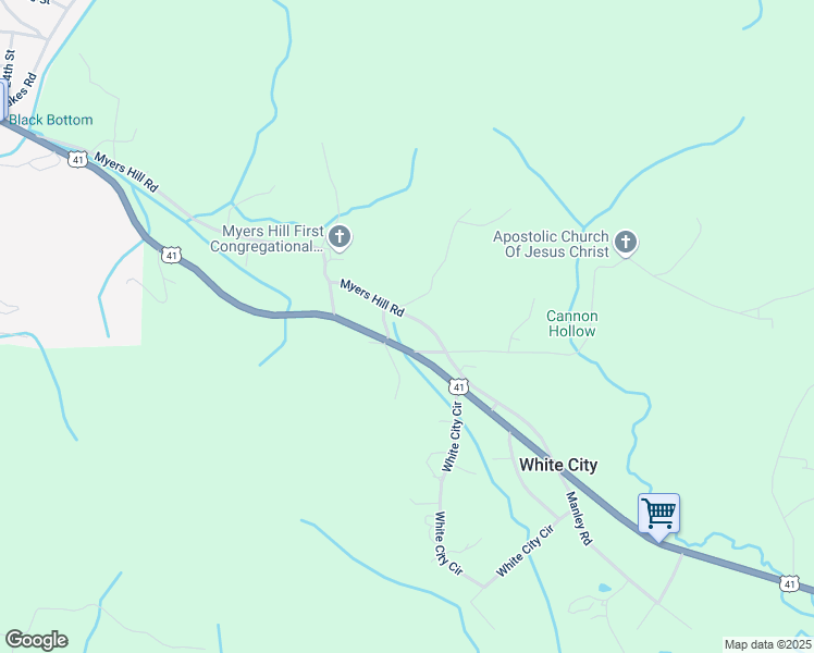map of restaurants, bars, coffee shops, grocery stores, and more near 1054 Myers Hill Road in Tracy City