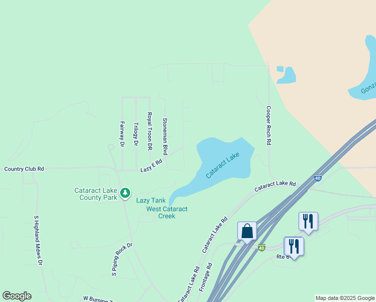 map of restaurants, bars, coffee shops, grocery stores, and more near 76 North Lakeview Drive in Williams
