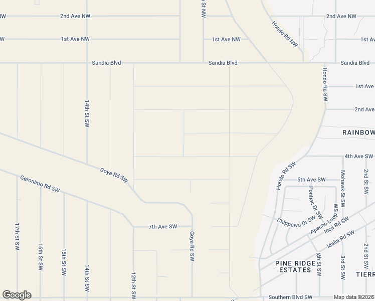 map of restaurants, bars, coffee shops, grocery stores, and more near 925 4th Avenue Southwest in Albuquerque