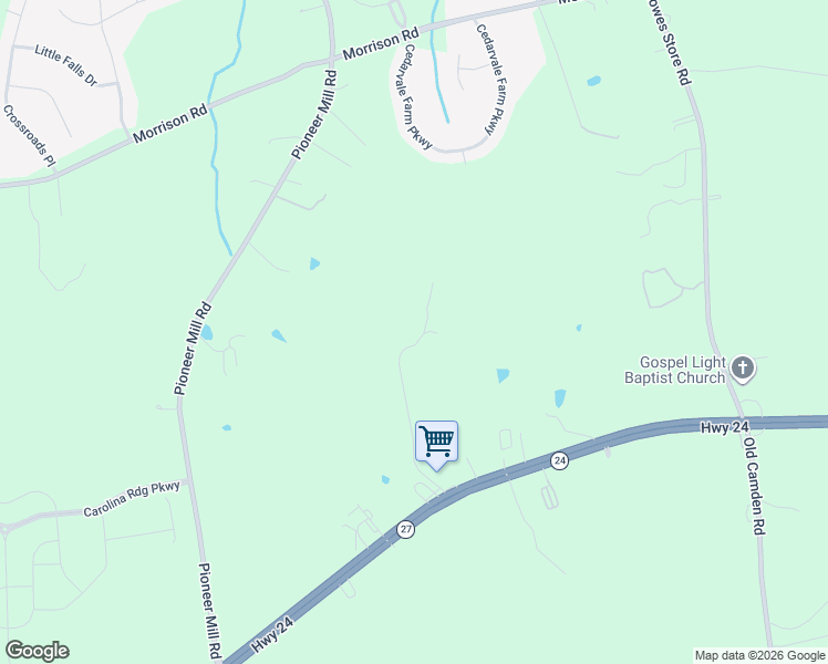 map of restaurants, bars, coffee shops, grocery stores, and more near in Midland