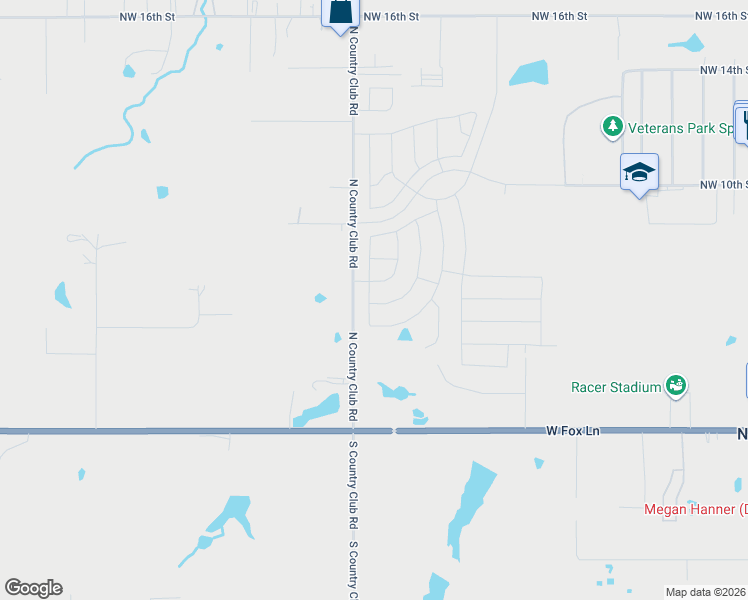 map of restaurants, bars, coffee shops, grocery stores, and more near 321 North Country Club Road in Newcastle