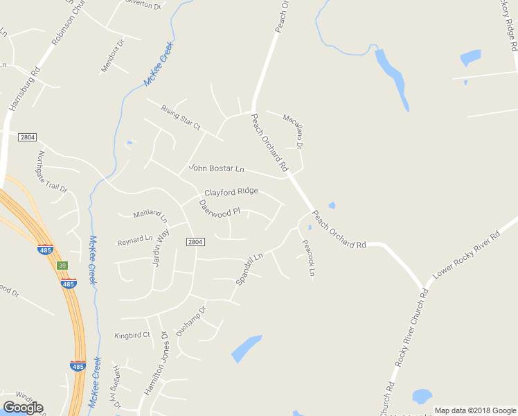map of restaurants, bars, coffee shops, grocery stores, and more near 6924 Daerwood Place in Charlotte