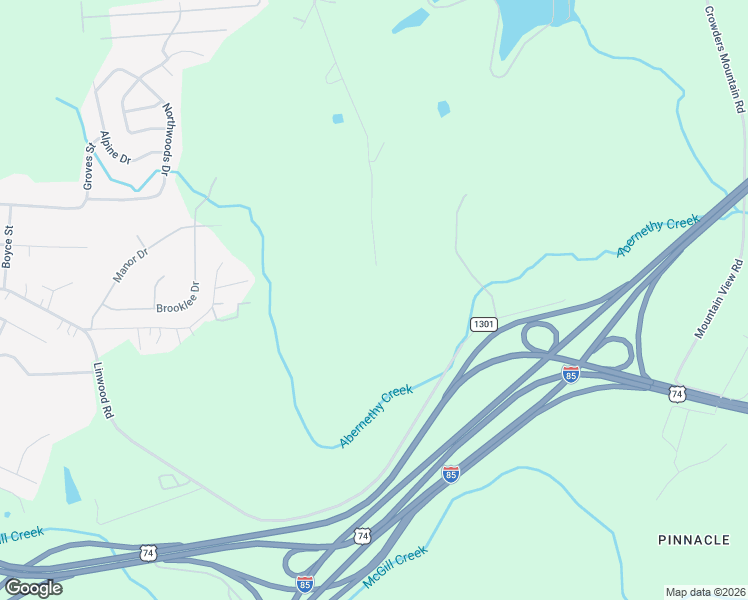 map of restaurants, bars, coffee shops, grocery stores, and more near 254 Goins Farm Road in Bessemer City