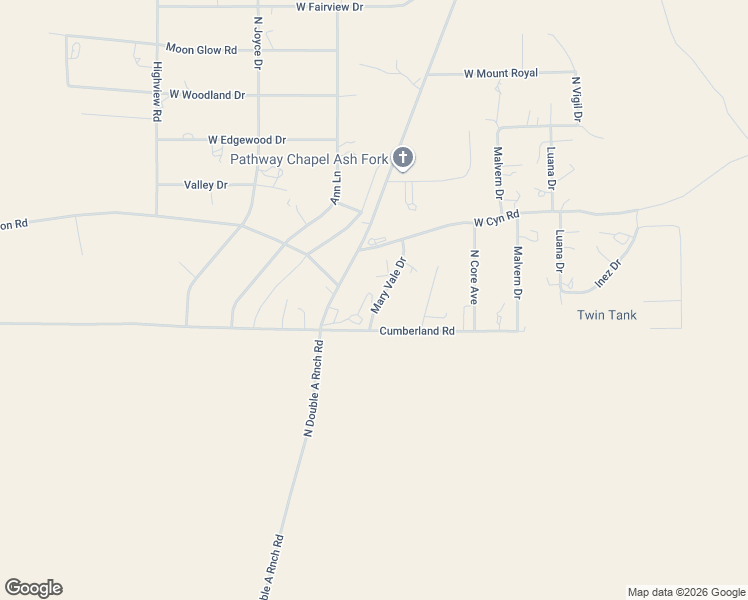 map of restaurants, bars, coffee shops, grocery stores, and more near 2066 Mary Vale Drive in Williams