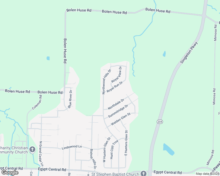 map of restaurants, bars, coffee shops, grocery stores, and more near 4808 Royal Run Drive in Memphis