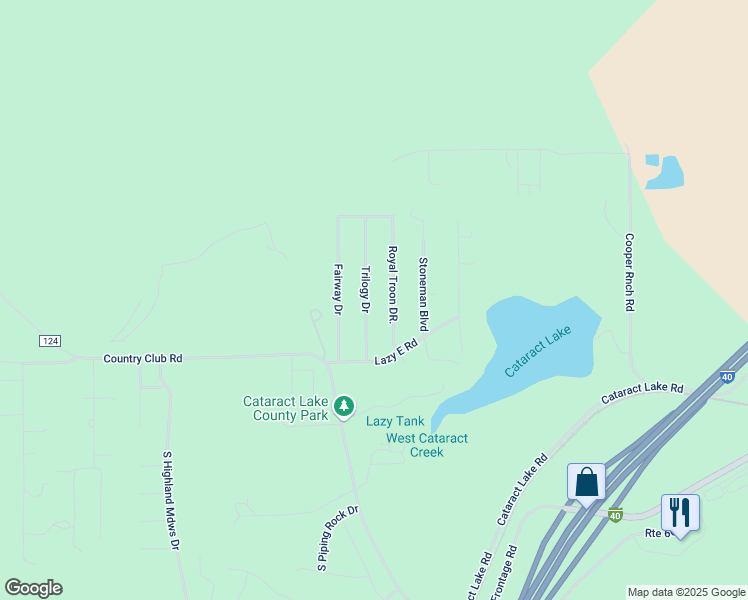 map of restaurants, bars, coffee shops, grocery stores, and more near 190 Trilogy Drive in Williams