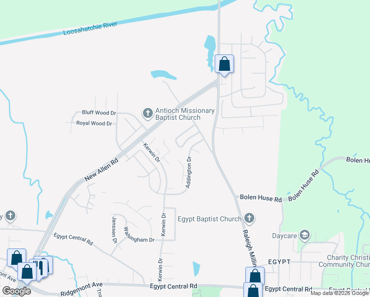 map of restaurants, bars, coffee shops, grocery stores, and more near 3921 Chelsea Hill Drive in Memphis