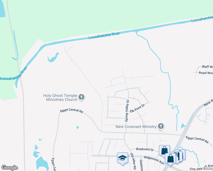 map of restaurants, bars, coffee shops, grocery stores, and more near 3244 Cedar Springs Drive in Memphis