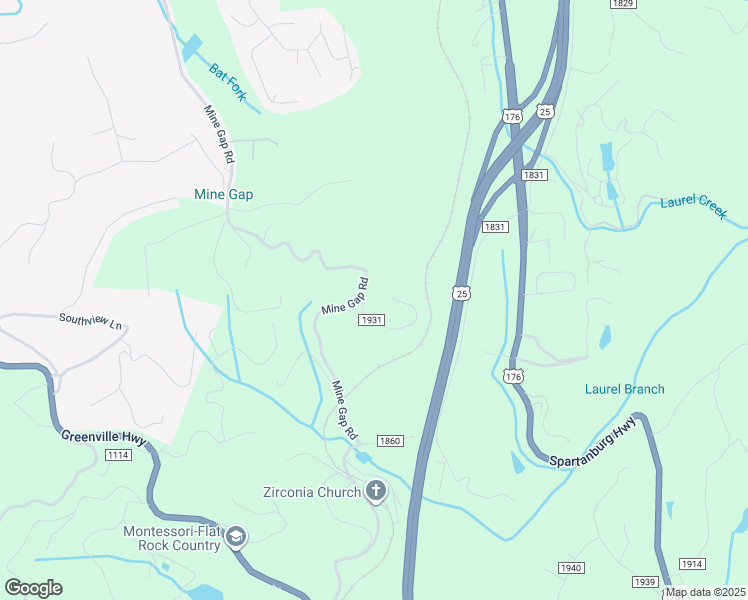 map of restaurants, bars, coffee shops, grocery stores, and more near 403 Lamp Post Drive in Zirconia