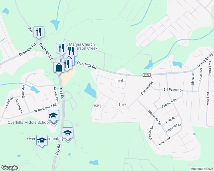 map of restaurants, bars, coffee shops, grocery stores, and more near 79 Columbus Court in Spring Lake