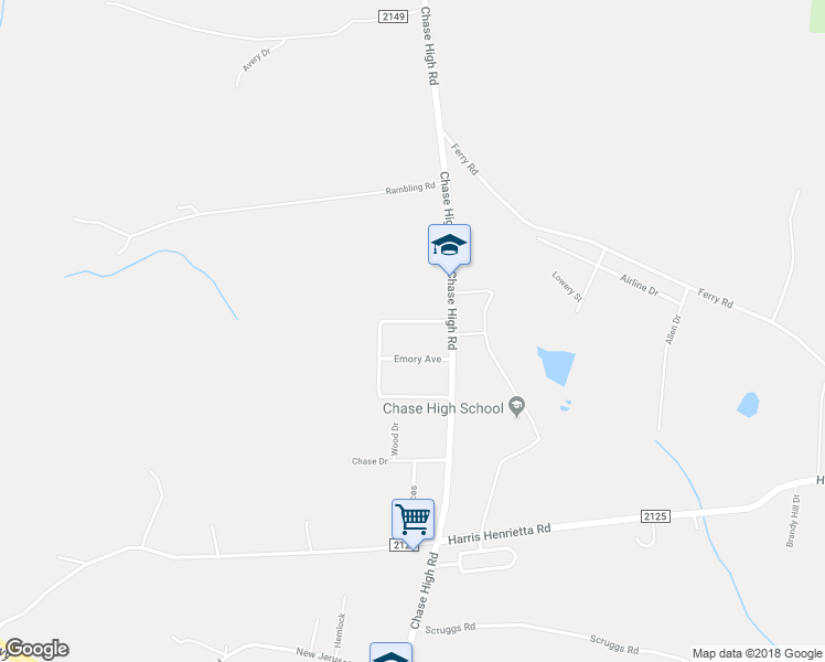 map of restaurants, bars, coffee shops, grocery stores, and more near 149 Emory Avenue in Forest City