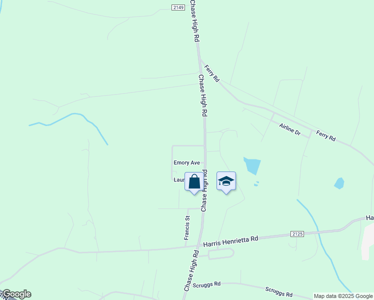 map of restaurants, bars, coffee shops, grocery stores, and more near 149 Emory Avenue in Forest City